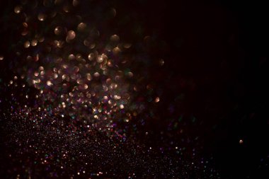 Renkli bokeh daireleri tasarım ögesi, kaplama ya da arka plan ışığı olarak