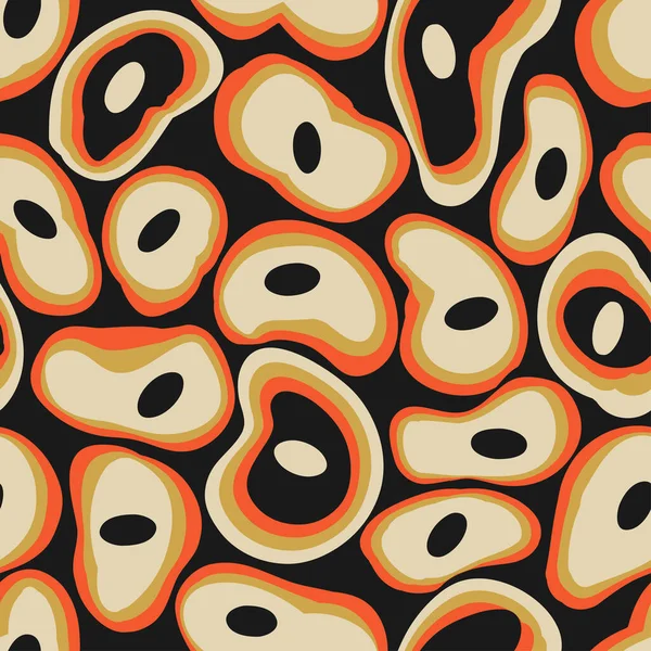 Абстрактний Малюнок Ручної Гальки Крапками Векторний Безшовний Дизайн Візерунка Текстилю — стоковий вектор