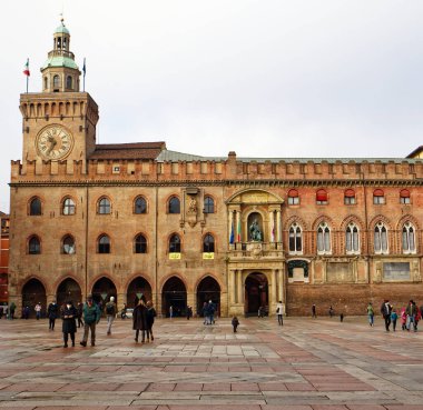 Palazzo Comunale 'de. İtalya, Bologna 'daki Palazzo D' Accursio. 