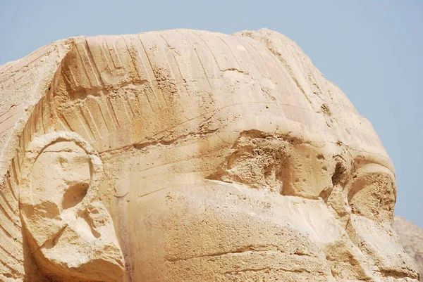 Grote Sfinx Gizeh Cairo Egypte Close — Stockfoto