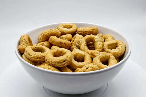 Taralli. Traditional Italian snack from Puglia, Italy