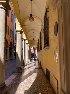 Meşhur Bolonya atari salonu. 2021 'den beri Unesco Heritage. İtalya