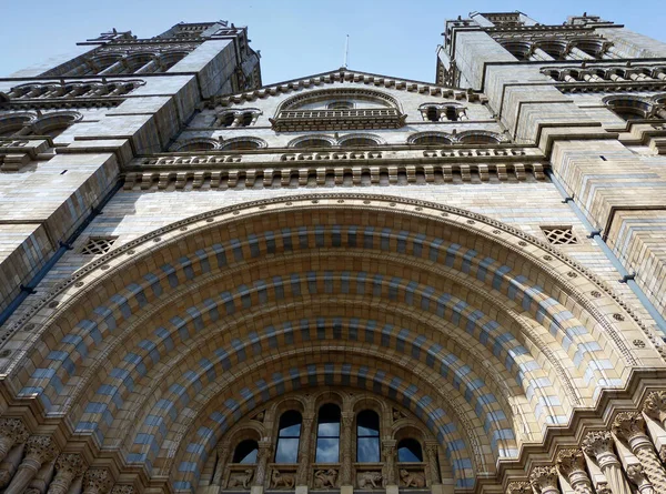 Facciata Del Museo Storia Naturale Londra Inghilterra Regno Unito — Foto Stock