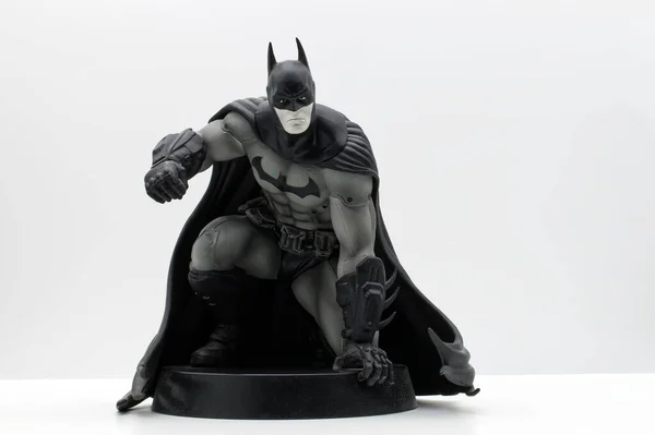 Bologna Italy August 2021 Batman Black White Action Figure White — Stock Photo, Image