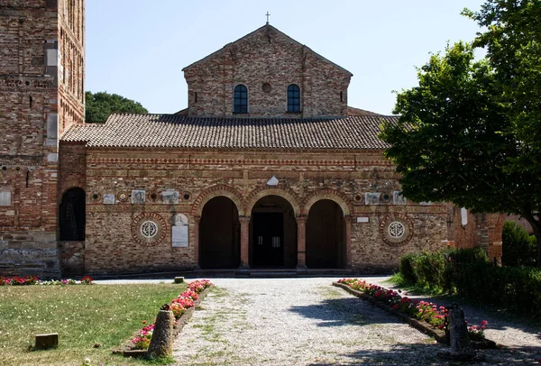 Аббатство Помпоса Abbazia Pomposa Розташоване Місті Кодігоро Феррара Абатство Помпоса — стокове фото