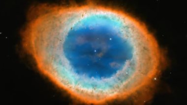 Planetary nebula Helix NGC 7293 in constellation Aquarius.