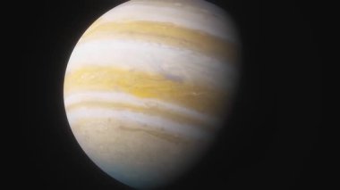 Gaz devi Jüpiter, ikonik girdap atmosferini ve bulut şekillerini gözler önüne seriyor..