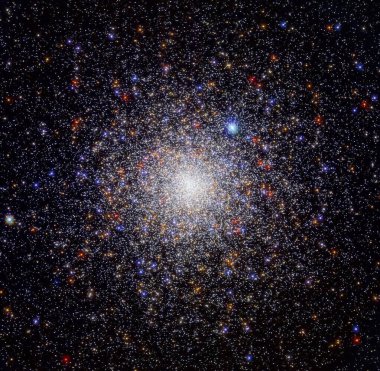 Büyük bir küresel küme, NGC 1851 Columba 'nın güney takımyıldızında yer almaktadır..