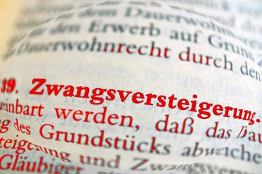 Zwangsversteigerung Almanca 