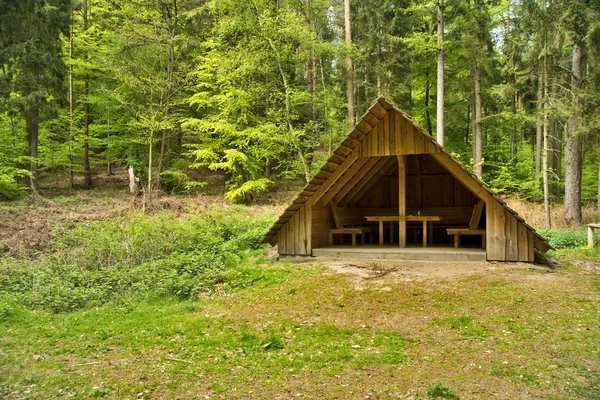 Een Forest cabine — Stockfoto