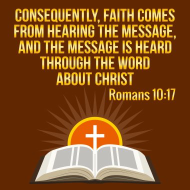 Hıristiyan motivasyon alıntısı. İncil ayeti. Çapraz ve parlayan güneş