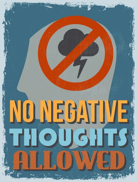 Retro Vintage motivasyonel teklif Poster. Vektör çizim