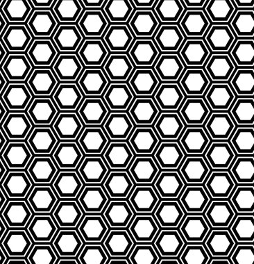 Soyut geometrik seamless modeli. Altıgen arka plan. 
