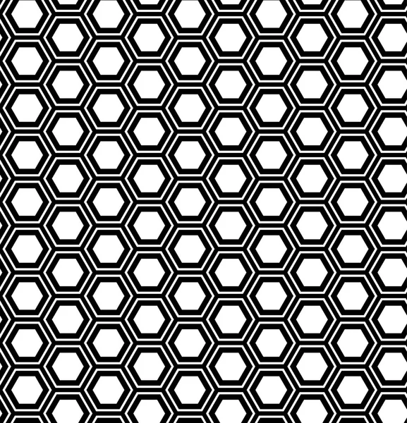 Abstrakt geometrisk seamless mönster. Hexagon bakgrund. — Stock vektor