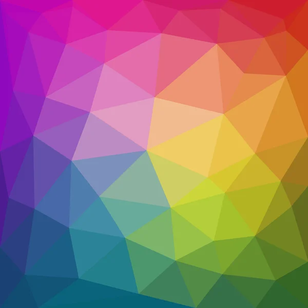 Barevné abstraktní geometrická trojúhelníkové nízké poly styl pozadí — Stockový vektor