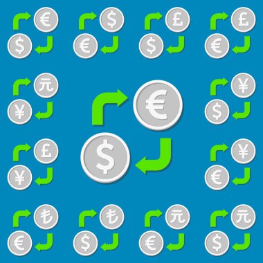 Döviz Alım Satım. 1 ayarlayın. Euro, dolar, Pound, Yen, Yuan ve Tur