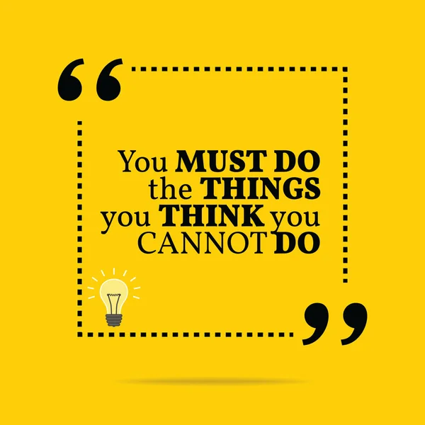 Inspirational motivation quote. Tu dois faire ce que tu veux. — Image vectorielle