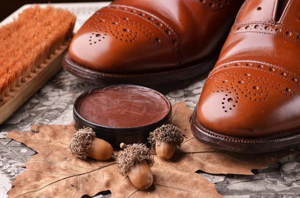 茶色の靴 — ストック写真