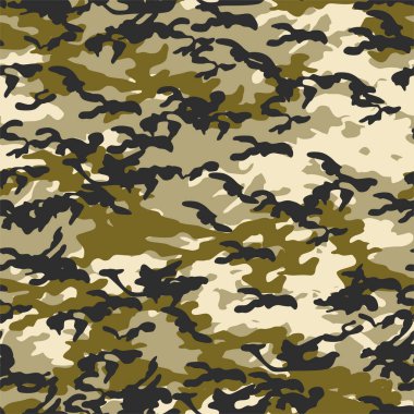   Kusursuz vektör yeşil kamuflaj deseni. Askeri / üniforma / ordu geçmişi. Kumaş, tekstil, tasarım ve sancak için.