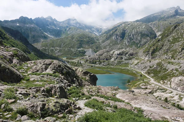 Cornisello Gölü Trentino Daki Val Nambrone Daki Cornisello Barınağından Güzel — Stok fotoğraf
