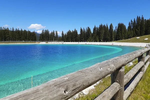 Hermoso Panorama Desde Sendero Del Lago Montagnoli Trentino Viajes Paisajes —  Fotos de Stock
