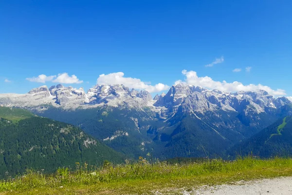 Vista Panorâmica Das Montanhas Partir Caminho Que Leva Aos Lagos — Fotografia de Stock