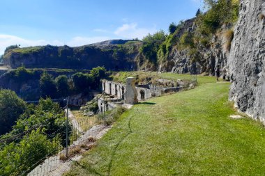 Veneto 'da Val di Gevano' daki Corbin Kalesi 'nde İtalya' da seyahat ve mimarlık