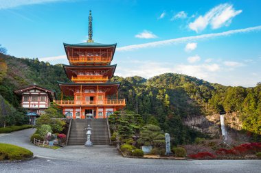 Nachi Katsuura Wakayama, Japonya, Seiganto-ji Tapınağı Pagoda