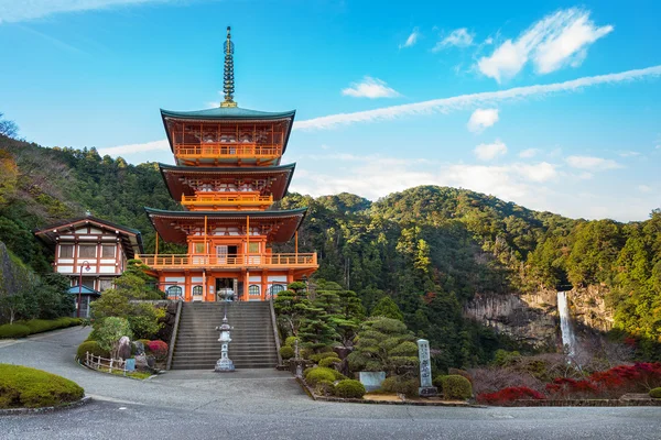 和歌山県の那智勝浦に青岸渡寺の塔 — ストック写真