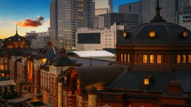Japonya'da Tokyo İstasyonu