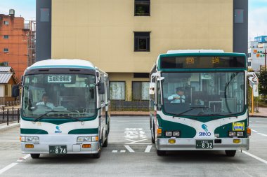Ise City şehir otobüsü ve döngü otobüsü, Mie Prefecture, Japonya