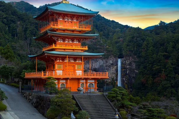 Pagoda del Templo Seiganto-ji en Wakayama, Japón — Foto de Stock