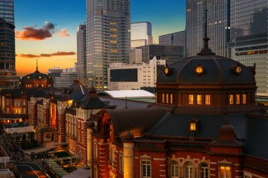 Japonya'da Tokyo İstasyonu