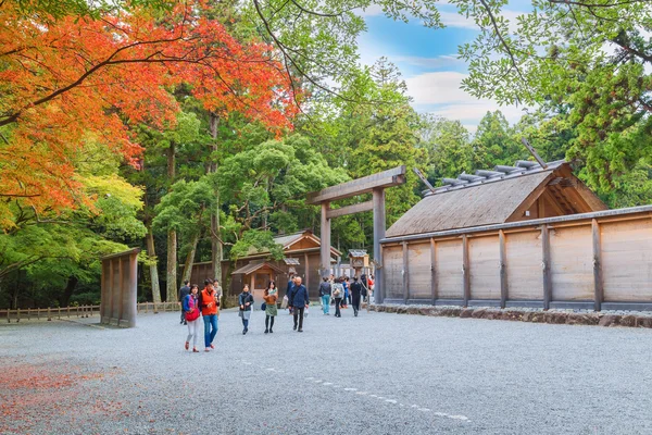 Ise Jingu Geku (Ise Grande santuário - santuário exterior) na cidade de Ise, província de Mie — Fotografia de Stock