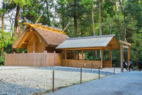 Ise Jingu Geku (Ise Gran Santuario - santuario exterior) en la ciudad de Ise, Prefectura de Mie —  Fotos de Stock