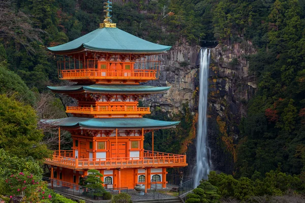 Pagoden i Seiganto-ji templet i Wakayama, Japan — Stockfoto