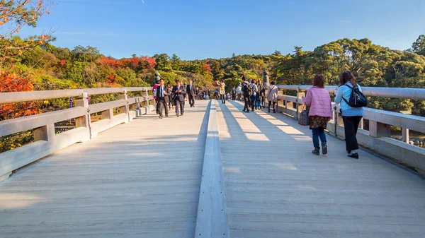 Ise Jingu Naiku (Ise Grand shrine - внутренняя святыня) in Ise City, Japan — стоковое фото