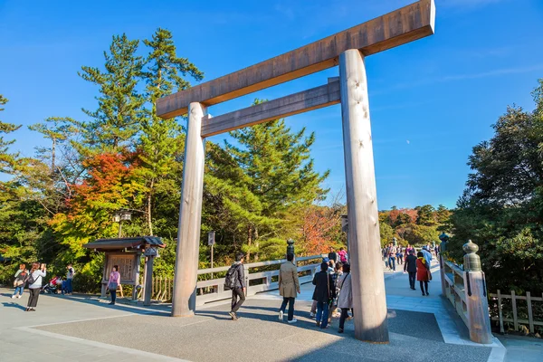 Ise Jingu Naiku(Ise Grand shrine-inner shrine) v Ise City, Prefektura Mie — Stock fotografie