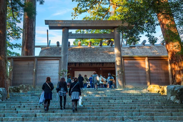 Ise jingu naiku (ise grand shrine - innerer Schrein) in ise city, mie-Präfektur — Stockfoto