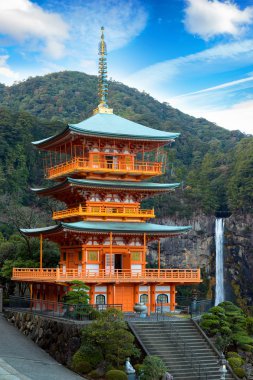  Nachi Katsuura Wakayama, Japonya, Seiganto-ji Tapınağı Pagoda