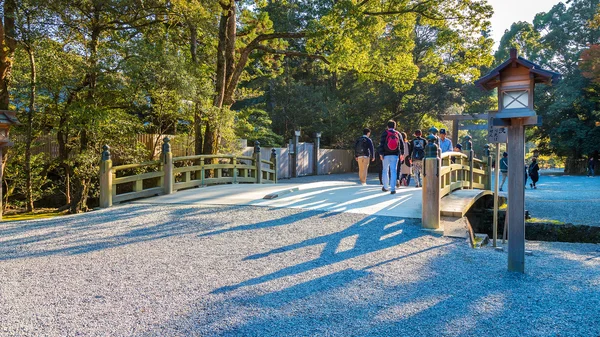 Ise Jingu Naiku (Ise Grand shrine - santuario interior) en Ise City, Prefectura de Mie, Japón — Foto de Stock