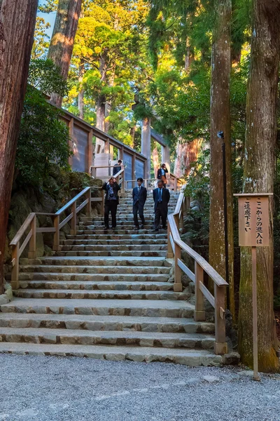 Ise Jingu Naiku (Ise Grand shrine - внутренняя святыня) in Ise City, Mie Prefecture, Japan — стоковое фото