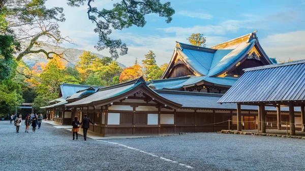 日本三重县伊势市伊势神宫 Naiku(Ise Grand shrine-inner shrine) — 图库照片