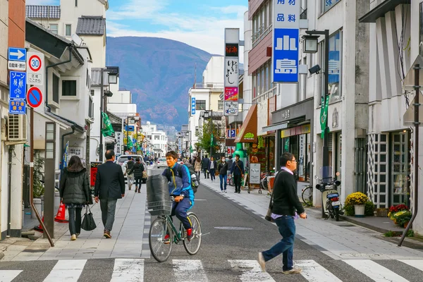 Nakamachi Straße in Matsumoto, Japan — Stockfoto