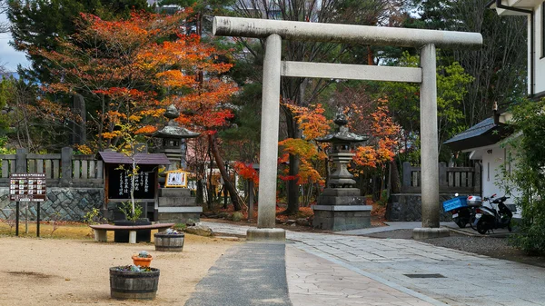 Yohashira-Jinja Shrine in Matsumoto, Japan — Stockfoto