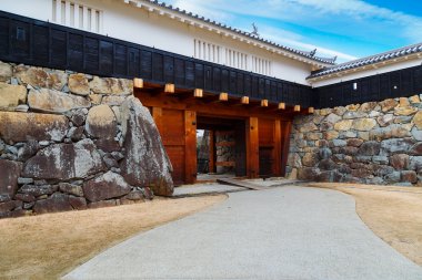 Ninomon (iç kapı), Matsumoto Kalesi Matsumoto City, Nagano, Japonya