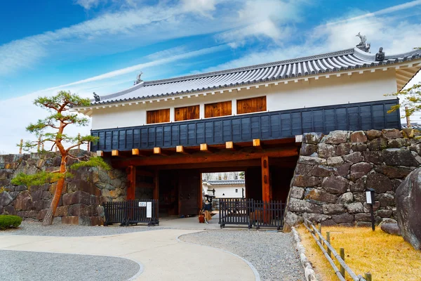 Ninomon (innerlijke Gate) Matsumoto kasteel in Matsumoto City, Nagano, Japan — Stockfoto