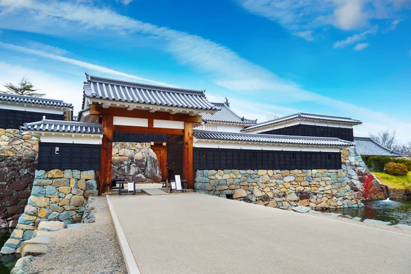 Ninomon (innerlijke Gate) Matsumoto kasteel in Matsumoto City, Nagano, Japan — Stockfoto