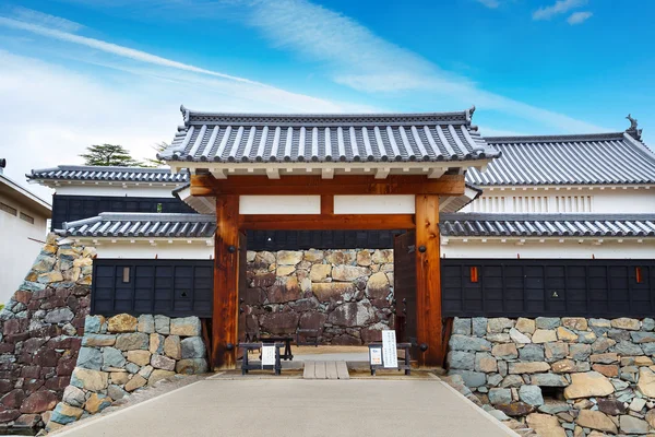 Ninomon (vnitřní brána) v Matsumoto Castle v městě Matsumoto, Nagano, Japonsko — Stock fotografie