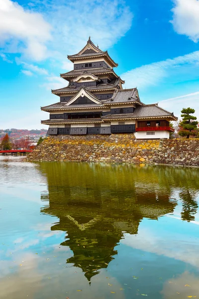 Castillo de Matsumoto en Matsumoto City, Nagano, Japón — Foto de Stock